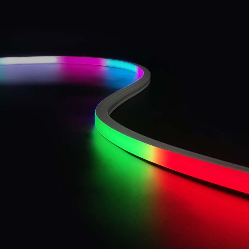 Waterproof 12x12mm LED neon flex /RGB Multi-color Changing Flexible neon light